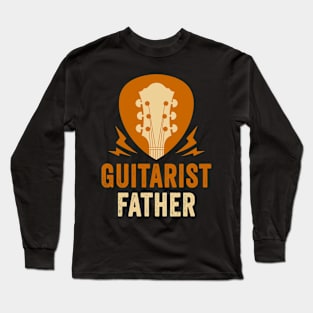 Guitarist Father Funny Family Father Day Long Sleeve T-Shirt